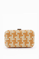 Hand Woven Gotta Pattern Clutch