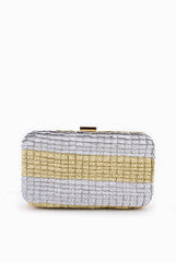 Gotta Fur Clutch Sailor Strip (Gold Silver )
