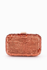 Rose Gold Gotta Fur Clutch