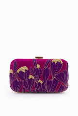 The Plum Purple Lilly Garden Clutch