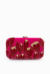 The Fuchsia Lilly Garden Clutch