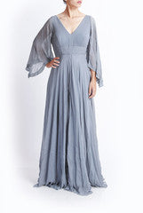 Mansi Vuppala Grey Basic Gown