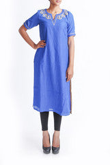 Mansi Vuppala Blue Tunic