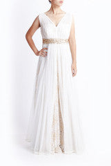 Mansi Vuppala White Gown