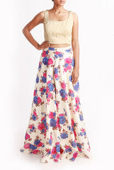 Mansi Vuppala Floral High Waist Skirt
