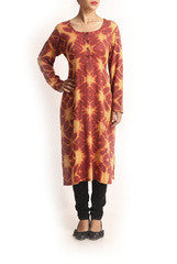 Wabi Sabi Jiro Brown Kurta
