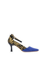 Wearmates Gold pattern Designer Stilettos Heels Shoes