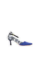 Wearmates White pattern Designer Stilettos Heels Shoes