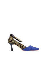 Wearmates Gold pattern2 Designer Stilettos Heels Shoes