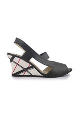 Wearmates Truly Formal designer Faux Leather Wedges Shoes