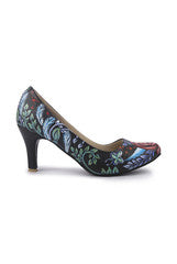 Wearmates Leaves & Floral pattern Designer Pumps Heels