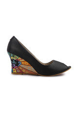 Wearmates Dream Big & Work Hard Theme Designer Wedges Heels