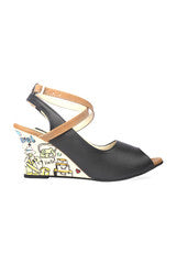 Wearmates Travel Doodle Designer Wedges Heels