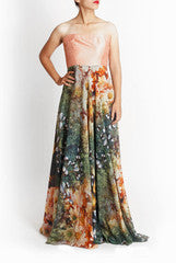 Wundershop Printed Corset Gown