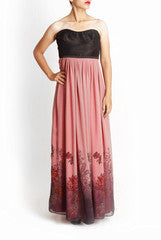 Wundershop Autumn Print Maxi Dress