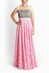 Wundershop Pink Lace Gown