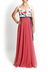 Wundershop Red Maxi Dress