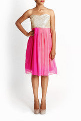 Wundershop Gold Sequinned Dress