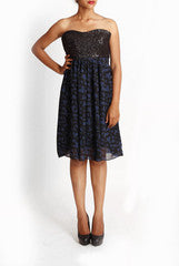 Wundershop Black Sequinned Dress
