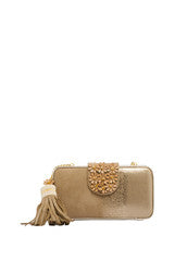 Rossoyuki German Acrylics Beige Clutch