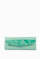 Ayushi Green Patina Clutch