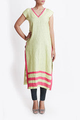 Zagwest Green Kurti