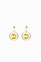 Ode To Earth Round Hoop Earring