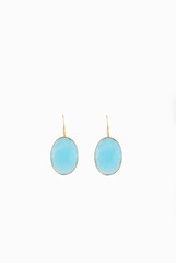 Ode To Earth Turquoise Hook Earring