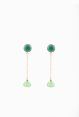 Ode To Earth Green Twilight  Earring