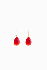 Ode To Earth Red Dangler Earring