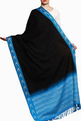 Closet Ranipink Blue And Black Dupatta